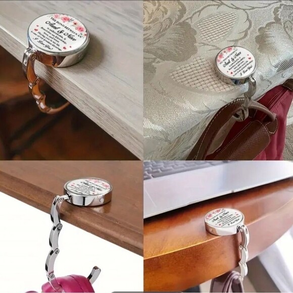 Metal Silver Purse Hook - Picture 3 of 4